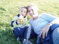 Manelka Lenka a syn Bruno